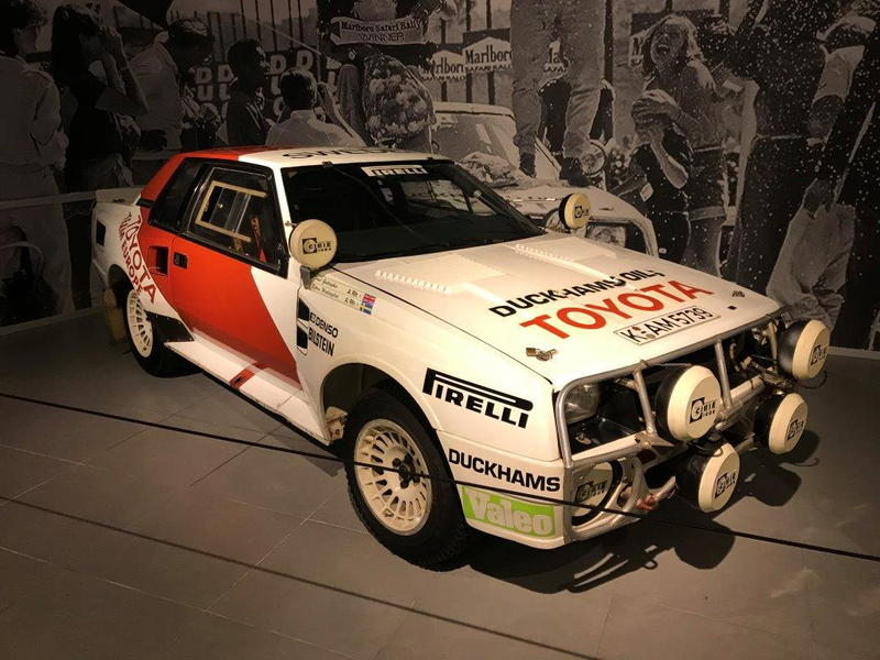 1983 Toyota Celica Group B. Bjorn Waldegard’s Rally Cote D’Ivoire winning car. Not pretty. But motherfucking tough.
